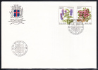 Iceland FDC Scott #663-664 Flowers - Vicia Cracca, Thymus Praecox - FDC