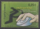 ESPAÑA. SELLO USADO. NUMERO 4640. SERIE VALORES CIVICOS AÑO 2011. "SOY LO QUE HAGO. PROTEJAMOS A LAS PERSONAS CON DISCAP - Used Stamps