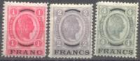 1903-06 Österreich Mit Aufdruck Francwert He 5-7 / ANK 5-7 / Mi 5-7 / Sc 5-7 Postfrisch/neuf/MNH [-] - Creta