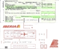 Ticket D´avion (passenger Receipt) Et Boarding Pass - Iberia - Madrid-Alicante - 09DEC04 - Billetes