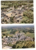 2 Cartes Postales De  LANDIVY - Vue Générale Aérienne Et  L'Eglise - Chateau D'eau - Landivy