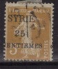 O.M.F. OPt., Syria Used 1922, 25c On 5c Orange - Gebraucht