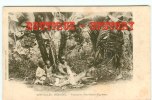VANUATU - NOUVELLES HEBRIDES - Préparation D'un Gateau D'Ignames - Enfants Indigènes - Cliché Bergeret 1900 - Dos Scané - Vanuatu