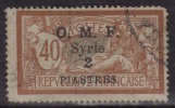 O.M.F. OPt., Syria Used 1920-1922, 2p On 40c Red - Used Stamps