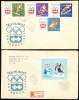 Hungary Two Covers. Teliolympia. Winter Olympic Games Insbruck 1964. (V01149) - Winter 1964: Innsbruck