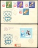 Hungary Two Covers. Teliolympia. Winter Olympic Games Insbruck 1964. (V01149) - Inverno1964: Innsbruck