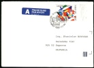 Norway Cover Sent To Slovakia. Franked With Stamp - Winter Olympic Games Lillehammer 1994. (V01316) - Invierno 1994: Lillehammer
