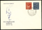 1956 DDR FDC Cover. Berlin 28.9.56. Melbourne Olympische Spiele 1956. (V01303) - Sommer 1956: Melbourne