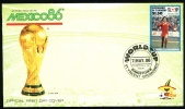 1986 Grenadines Of St. Vincent. 1986 FIFA World Cup, FDC Cover. Kingstown. Soccer, Football. (V01318) - 1986 – Mexiko