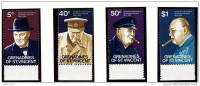 Grenadines ST. VINCENT  1974 CHURCHILL Centenary Of Birth  4 PERFS With WIDE BOTTOM MARGIN  - MINT  MNH - Sir Winston Churchill