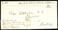 Austria Letter. Sellye 1/6. Pressburg 2/6. (L01009) - ...-1850 Prephilately