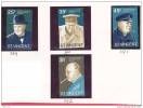 ST. VINCENT 1974 CHURCHILL Centenary Of Birth  4 Perf MNH - Sir Winston Churchill