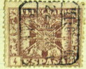 Spain 1940 Telegraph Stamp 4p - Used - Telegrafi