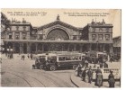 Z11617 La Gare De L`Est Bus Autobus Paris Used Perfect Shape - Transporte Público