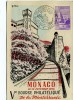 CARTOLINA DELLA V BORSA FILATELICA DEL MEDITERRANEO - MONACO - DICEMBRE 1954 - Collector Fairs & Bourses