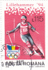 Lillehammer- 1994 - Slalom Skiing Competition ,Romania Used Stamp. - Hockey (sur Glace)