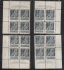 Canada 1954 Mint No Hinge (see Desc), Corners Plate #1 Sc# 335-336 - Nuovi