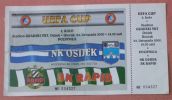 OSIIJEK Vs SK RAPID Wien - 2000 UEFA Cup 2nd Round Football Match Ticket * Soccer Fussball Austria Osterreich Vienna - Eintrittskarten