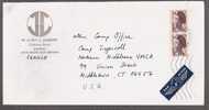 Cover Par Avion - Airmail - 2 Scott # 1802 - Lettres & Documents