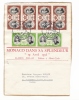 MONACO  /  Morceau D'enveloppe Envoyée Avec 6 Beaux Timbres ( Mariage De Rainier Et Grâce ) + Cachet Du  19  AVRIL  1956 - Altri & Non Classificati