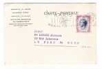 MONACO  /  Carte-lettre De La POSTE MONEGASQUE , Envoyée Avec 1 Beau Timbre + Cachet De RADIO MONTE-CARLO , En 1957 - Andere & Zonder Classificatie