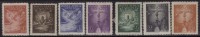 Vatican MH 1947, Set Of 7, (1L, 4L,5L No Gum),  As Scan - Unused Stamps