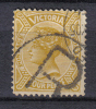 R647 - VICTORIA , V Over Crown Fil Capovolta . Dent  12x12 1/2 - Oblitérés