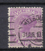 R652 - VICTORIA , V Under Crown Fil Capovolta . Dent  12x12 1/2 - Oblitérés