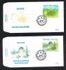 BELGIE  4  FDC'S  BLOEMEN EN PLANTEN  1994 - 1991-2000