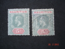 Mauritius 1913  K.George V   5c    SG196    Used  And MH - Mauricio (...-1967)