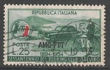 TRIESTE A TOURING CLUB ITALIANO 25 LIRE 1954  USATO - Used