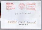 Luxembourg - Lettre EMA Beyer Transports Internationaux CAD 12-06-1992 Pour Paris - Macchine Per Obliterare (EMA)