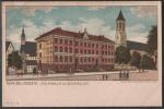 Germany - Baden-Wurtenberg - Waiblingen - Volksschulgebaude - Litho - Schwäbisch Gmünd