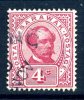 Sarawak 1899 Sir Charles Brooke 4 Cent Rose Carmine, Fine Used (A) - Sarawak (...-1963)