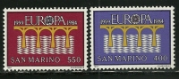 ● San MARINO 1984 ֍ EUROPA - N. 1135 / 36 Nuovi **, Serie Completa - Cat. ? € - Lotto N. 111 - 1984