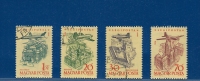 Lotto Di N. 4  FRANCOBOLLI   Usati  -  U N G H E R I A    -  Serie  Aeroplani  -  Anno 1958. - Lokale Uitgaven