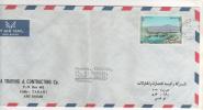 Timbre / Lettre  Pour La France (enveloppe Pliée) - Emirats Arabes Unis (Général)