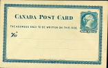 INTERO CANADA 1 CENT 1890 STATIONERY GANZSACHE ENTIER - 1860-1899 Reinado De Victoria