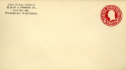 INTERO STATI UNITI UNITED STATES 2 CENT 1890 STATIONERY GANZSACHE ENTIER - ...-1900