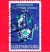 LUSSEMBURGO - Usato - 1963 - Automatizzazione Telefono Integrale - 3 - Used Stamps