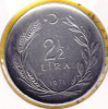 @Y@    Turkije  2.5   2 1/2  Lira  1971    (1009) - Türkei