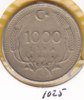 @Y@    Turkije  1000  Lira 1991   (1025) - Türkei