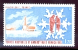 T.A.A.F. N°103 Glaciologie - Bleu, Rouge, Orange - Neufs