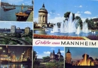 Grube Aus Mannheim - Viaggiata Mancante Di Affrancatura Formato Grande Grande - Mannheim