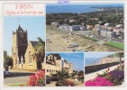 CPM De ST BREVIN   (44) -    L´ Eglise Et Le Front De Mer - N° 755 - Saint-Brevin-les-Pins