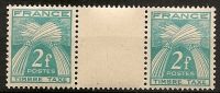 FRANCE - Timbres Taxe N°82 Neufs Sans Charnière En Paire Avec Inter Panneau - 1859-1955 Nuovi
