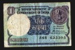 INDIA 1 RUPEE 1988 - India