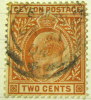 Ceylon 1903 King Edward VII 2c - Used - Ceylon (...-1947)