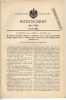 Original Patentschrift - R.Jentzen Und C.Höge In Altona A.E ,1899 , Schloß Mit Schlüssel , Schlüsseldienst , Hamburg !!! - Antiek Gereedschap