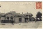 Carte Photo Ancienne Fontenay Sous Bois - La Gare - Chemin De Fer - Fontenay Sous Bois